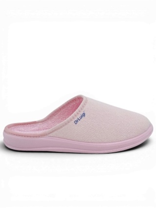 Kapcie damskie bawełniane Dr Luigi PU-01-01 30-róż pastelowy (frotte), tęgość H