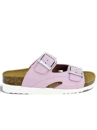 Klapki damskie Scholl Moldava Wedge F25081 1248 pale pink, tęgość G regulowana