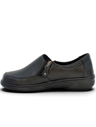 Szerokie buty damskie Kosela Axel 1734 czarne, na puchnące stopy, tęgość M