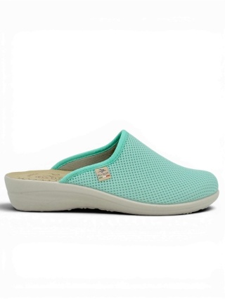 Wygodne klapki damskie Fly Flot T4368FE water green, tęgość G
