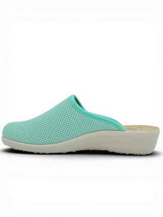 Wygodne klapki damskie Fly Flot T4368FE water green, tęgość G