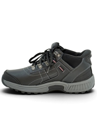 Zimowe damskie buty na tęgą stopę OrthoFeet 90001 black Wide D, tęgość K