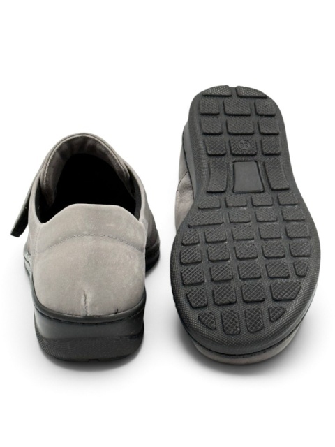 Axel 1705 popielate buty na haluksy, regulowana tęgość H-K