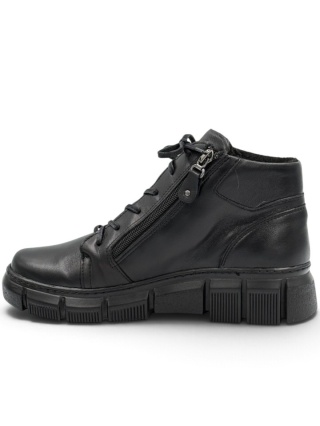 Buty Axel 4487 czarne botki damskie Kosela Medic, poszerzona tęgość H