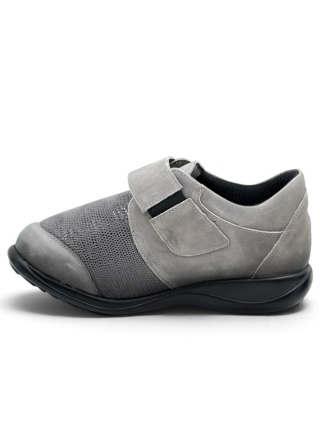Buty damskie Axel 1988 szare, na opuchnięte nogi, tęgość M-W