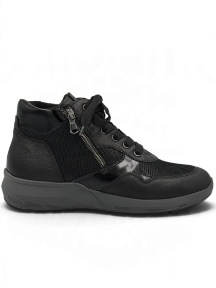 Buty damskie na tęgie stopy Waldlaufer M-Tonia 831802 502 001 czarne, tęgość M-N