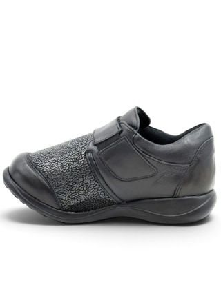 Buty na opuchnięte stopy Axel 1988 czarne, tęgość M-W
