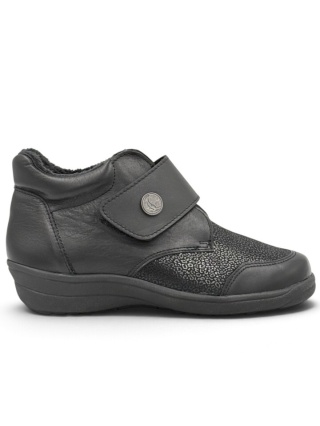 Buty nad kostkę damskie Comfortabel 990803-01 czarne, tęgość H-J