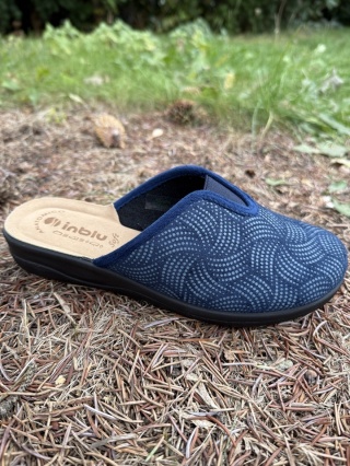 Inblu CF000053-004 granatowe kapcie damskie, tęgość G