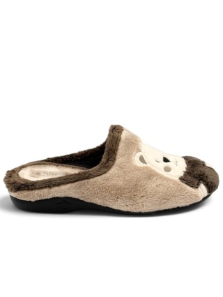 Pantofle damskie Sanital Flex Z32058X cream Misiu, tęgość H