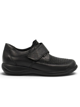 Buty na haluksy damskie Axel 1397 Elastico czarne, poszerzona tęgość H-J