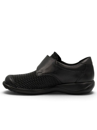 Buty na haluksy damskie Axel 1397 Elastico czarne, poszerzona tęgość H-J