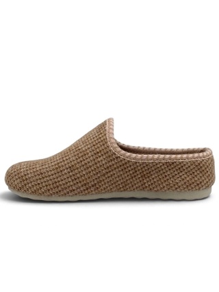 Kapcie ortopedyczne damskie Fly Flot 89501NZ beżowe, tęgość M