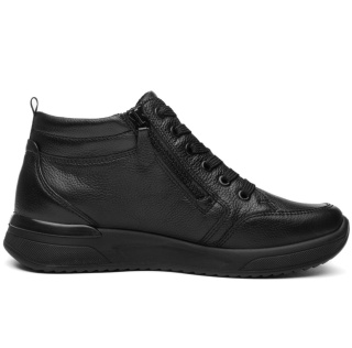 Szerokie buty nad kostkę Ara Vienna 12-52606-01 czarne, tęgość K