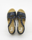 619A3-14 Rieker Damskie sandały