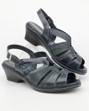 710645 5-marine Comfortabel letnie konfortowe sandały