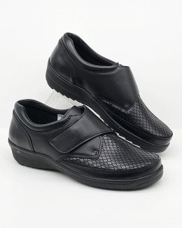 Szerokie buty damskie Comfortabel 942334 czarne, tęgość K