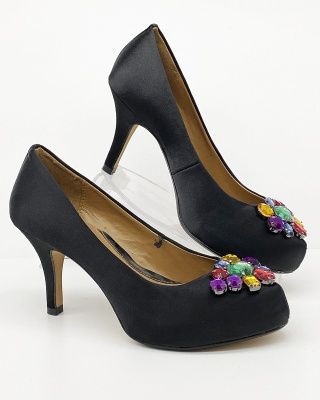 Clarks Drum Beat eleganckie czółenka na szpilce