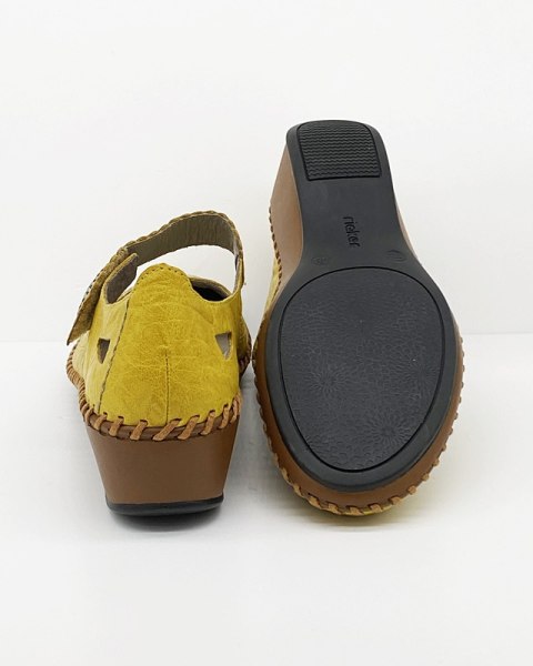 N1686-68 Rieker skórzane półbuty