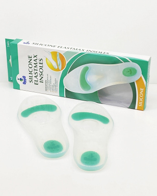 OPPO 5401 Silikonowe wkładki ortopedyczne dla dorosłych, płaskostopie + ostrogi piętowe