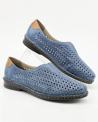 Rieker 48457-12 półbut ażurowy