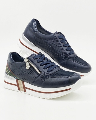 N3605-14 Rieker sportowe półbuty damskie