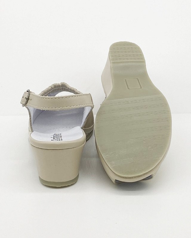710124 8-sand Comfortabel sandały na koturnie