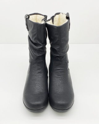 X2483-00 buty Rieker, botki na koturnie, tęgość G