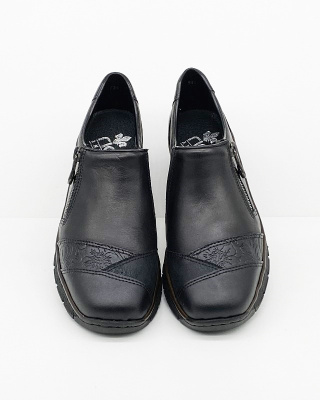 53761-00 Rieker damskie półbuty jesienne, stopy wąskie, tegość F1/2