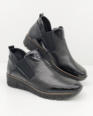 53786-00 buty Rieker, jesienne sztyblety, tęgość E