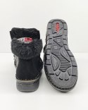 Czarne buty na zimę
