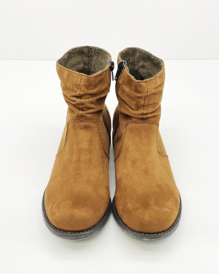 74760-24 buty Rieker, brązowe botki Rieker, tęgość F