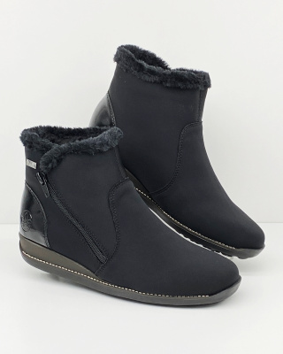 98281-00 buty Rieker, trzewiki z membraną, tęgość E1/2