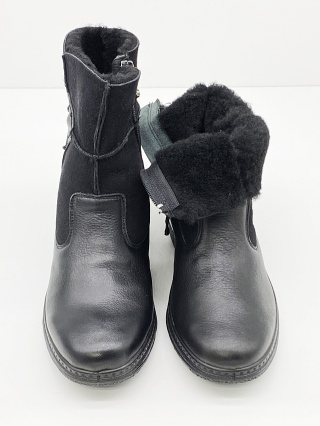 Botki damskie na zimę Alpina LORA H OL23-E, owcza skóra z futrem