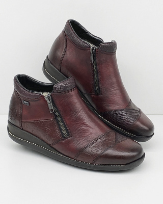 Buty Rieker 44281-35 trzewiki damskie, tęgość F1/2, wąskie