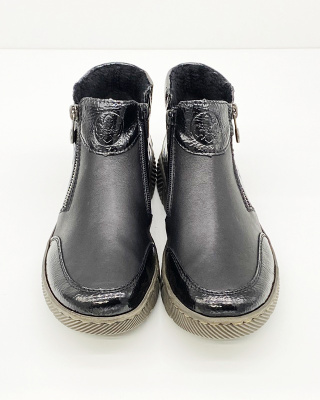 Buty Rieker 52982-00 półtrzewiki jesienne, tęgość G