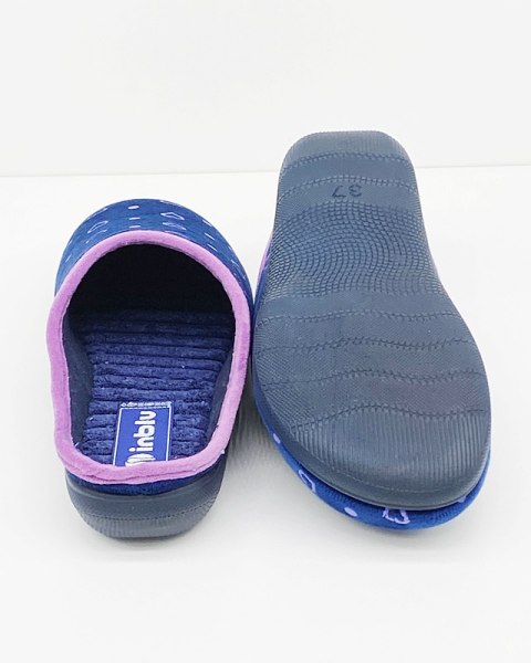 pantofle domowe damskie inblu