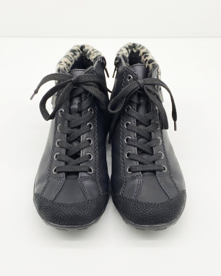 L6527-02 buty Rieker wygodne półtrzewiki, tęgość E-F