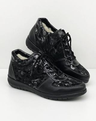 N0130-00 buty Rieker półtrzewiki, regulowana tęgość F1/2-G