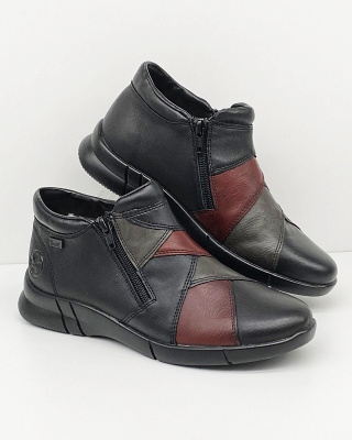 N2184-00 buty Rieker zimowe półtrzewiki, tęgość F1/2