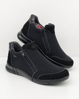 N2192-00 buty Rieker półtrzewiki ocieplane, tęgość F1/2