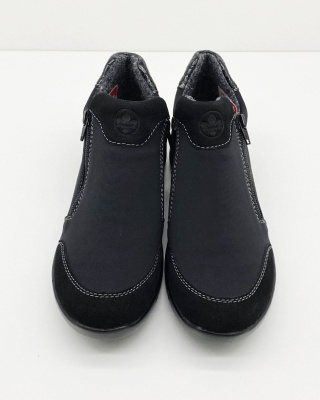 N2192-00 buty Rieker półtrzewiki ocieplane, tęgość F1/2