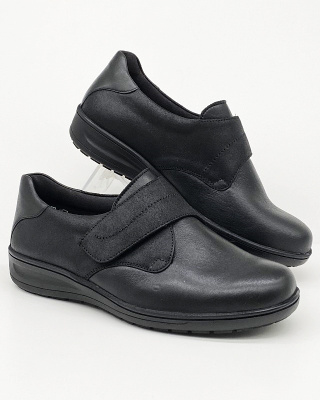 Półbuty na szerszą stopę Solidus KATE 29520-01068 stretch leather, tęgość K