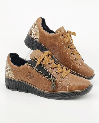 Rieker 53702-22 damskie półbuty