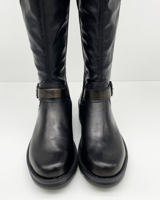 Rieker kozaki damskie X0592-00 rozciągliwy strecz na łydce