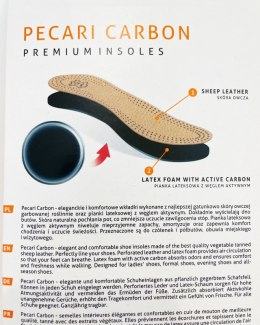 Skórzane wkładki Pecari Carbon KAPS - premium insoles