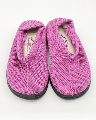 Codeor Confortina Unisex CUFU - fuksja, szerokie półbuty damskie, tęgość K