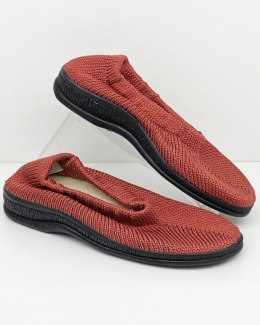 Confortina Codeor Unisex CUT - ceglasty, buty zdrowotne na szerokie stopy damskie, tęgość K