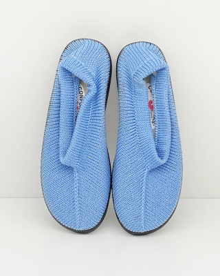 Szerokie półbuty zdrowotne Confortina Codeor Unisex CUAC błękitne