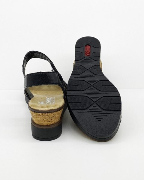 V38F3-00 Rieker damskie sandały